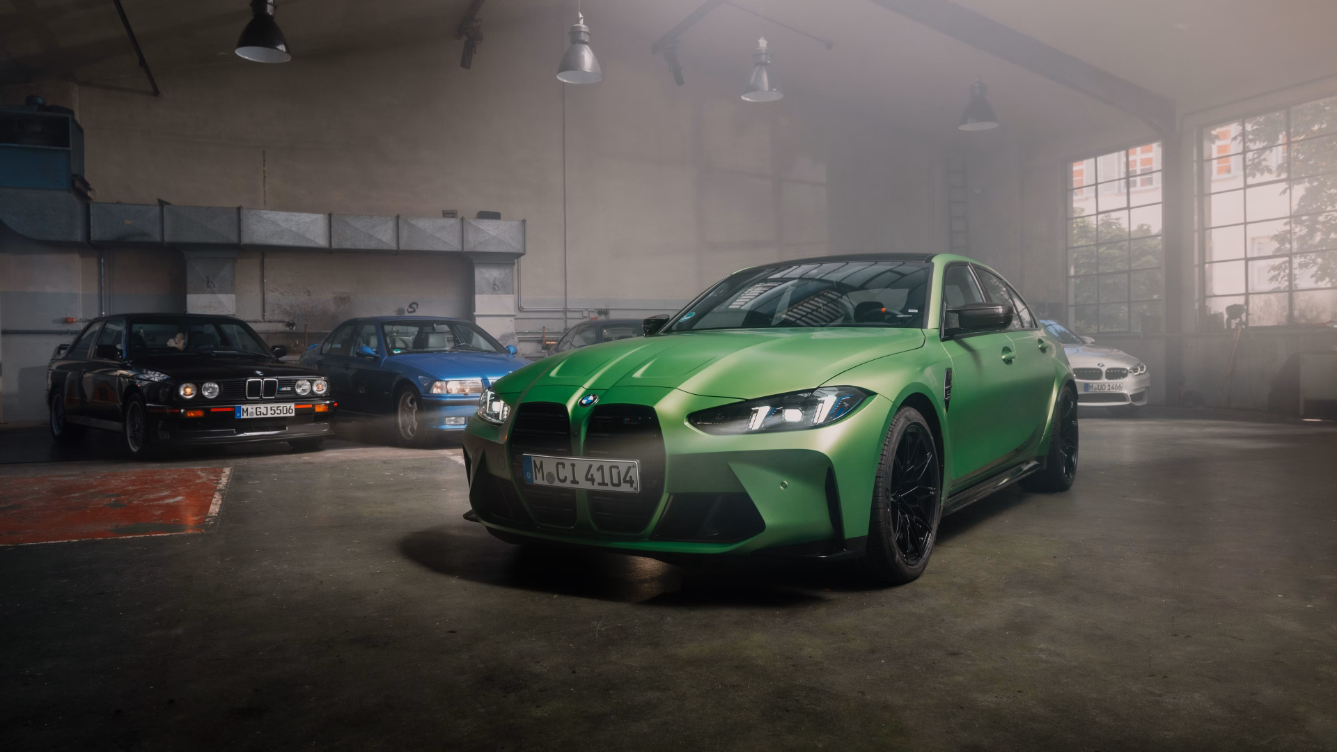 BMW M3 Competition in motion